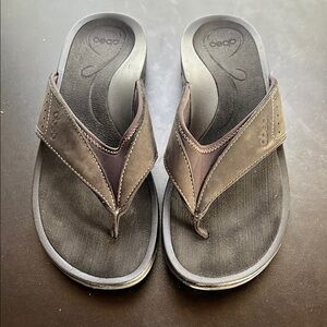 Abeo Brown Sandals Ergonomic Comfort